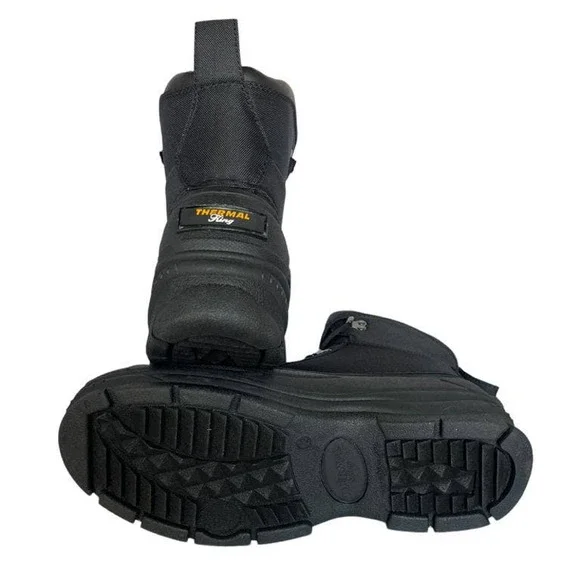 💎✨SEASONAL SALE✨💎 Thermal king JON Black Men's Boots - Picture 4 of 8